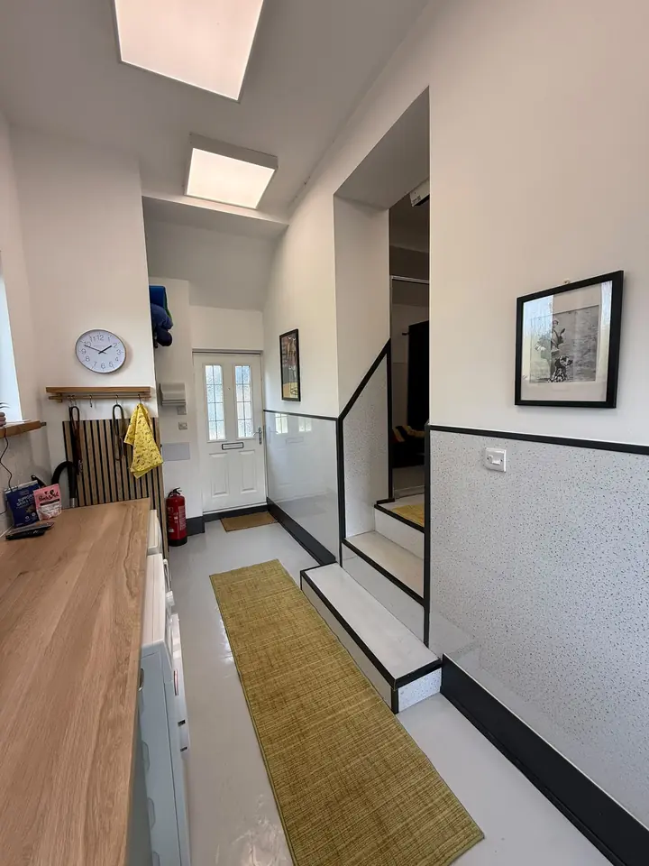 The entrance hall of the boarding block